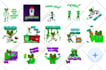 create  custom animated telegram stickers and emojis for crypto communities