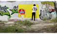 make real graffiti and characters on the wall