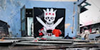 make real graffiti and characters on the wall