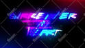 create glitchy cyberpunk logo intro