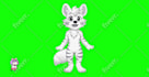 draw a chibi live2d vtuber model and rigging for streamer