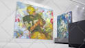 create 3d nft slideshow art gallery video