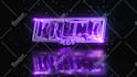 create cyberpunk neon light metallic glow logo reveal intro animation video