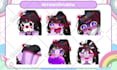 draw twitch emotes, chibi emotes, animated emotes, vtuber for stream