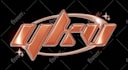 design 3d chrome  logo y2k spinning animation