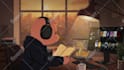 create lofi loop animation illustration and animated gif