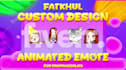 create custom made animated emote for twitch or discord