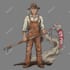 create concept art, character design and illustration
