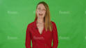 create a spokesperson video for you with a green screen