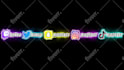 create social media overlay