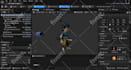 model 3d low poly character, rigging for game asset, animation, and others