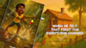 make kids book trailer promotion video with page flip