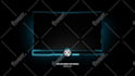 design animated twitch overlay, facecam, panels, screen, alerts for stream