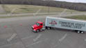 create logistics truck trailer promo video with your logo