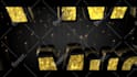 make golden elegance light intro for your logo or text