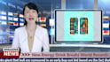 make a breaking news chinese female spokesperson video