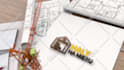 make amazing 3d construction architecture logo animation