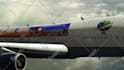 add your logo on flying boeing airplane video