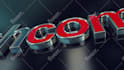 make this 3d metallic silver logo animation