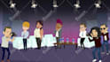 produce an eye catching 2d animated music video with storytelling