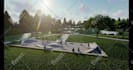 do high quality photorealistic exterior render architecture building