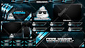 design twitch logo, stream animated overlay kick, twitch stream package, screens