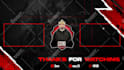 create animated outro video for kick, twitch or youtube