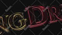 create custom 3d grunge cinematic logo intro