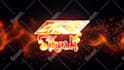 make fire motorcycle logo reveal intro