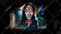 record a voice over message as jigsaw the serial killer