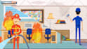 make water and fire damage repair or restoration explainer video