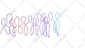 draw continuous line art animations