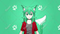 make a cute animated stinger transition scene for vtuber live2d stream