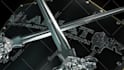 create 3d logo animation video intro shield and sword