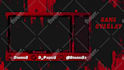 design a twitch overlay, animated stream package