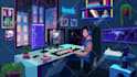 create lofi, anime style illustrations and animated loops