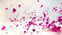 create an nature flower flying leaves intro