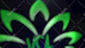 create 3d glowing epic metal logo animation