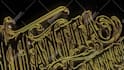 create custom 3d gold metal logo animation intro