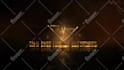 create hot and gold animation for your text or logo