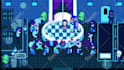 create pixel art animation lofi style in loop