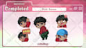 create animated chibi twitch emote and alert for vtuber
