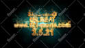 create hot and gold animation for your text or logo