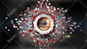create a gun shot bullet logo video intro