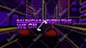 create animated neon typography lyrics video