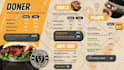 animate restaurant food menu promo video or tv digital menu