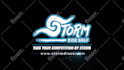 create lightning strike logo animation