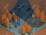create a 3d isometric illustration