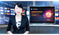 make a breaking news chinese female spokesperson video
