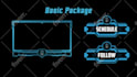 design gaming logo with animated overlay for twitch